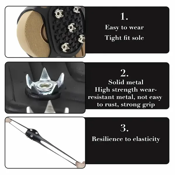 ⛄️ Winter Sale 49% OFF ❄️ Universal Non-Slip Gripper Spikes (1 Pack/1 Pair) 🥾