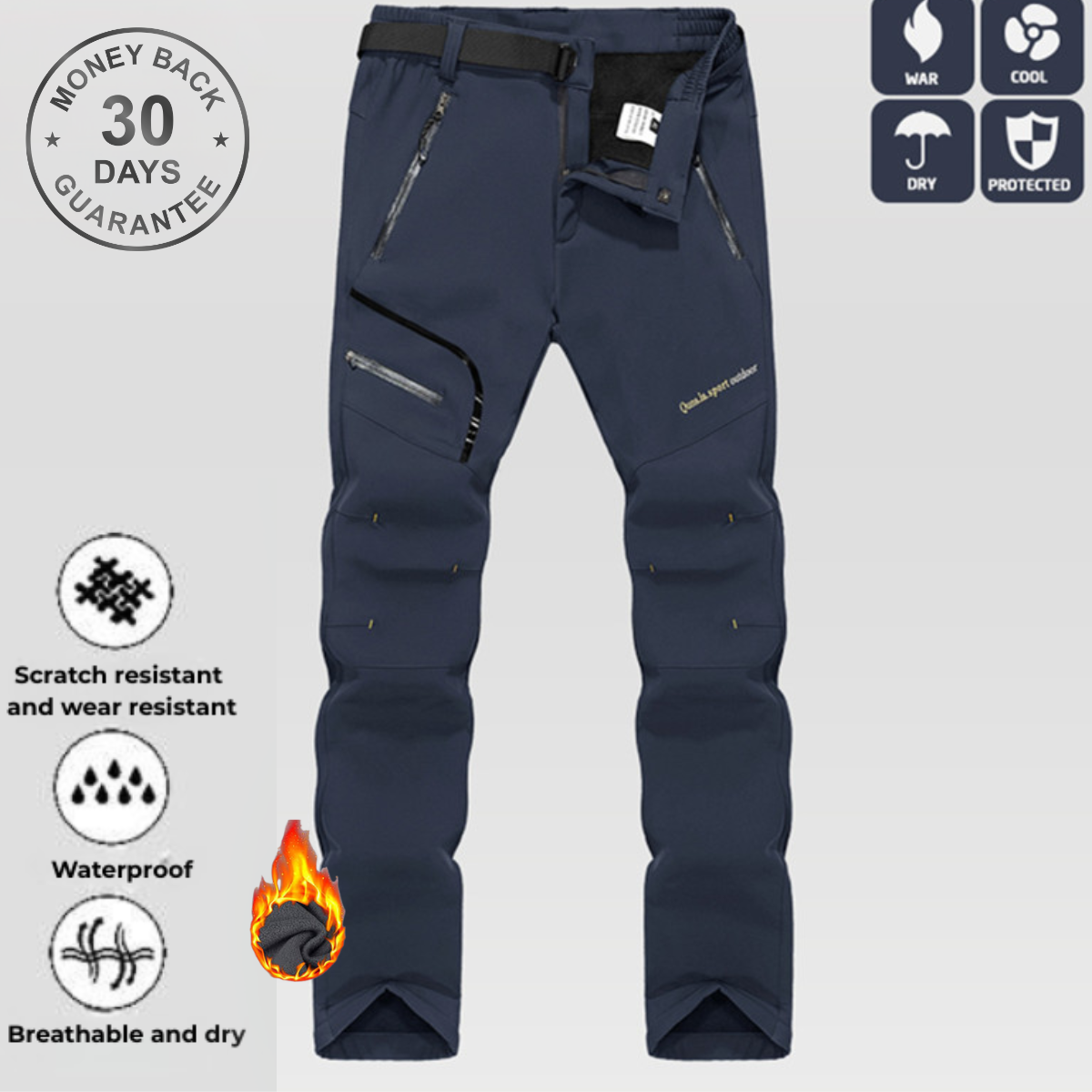 Men’s Winter Tactical Cargo Pants