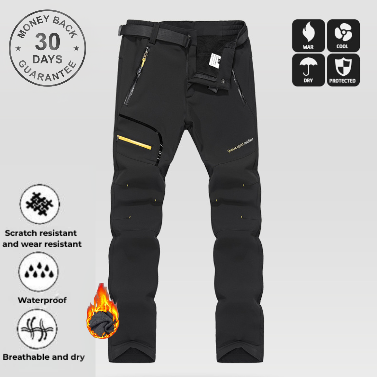 Men’s Winter Tactical Cargo Pants