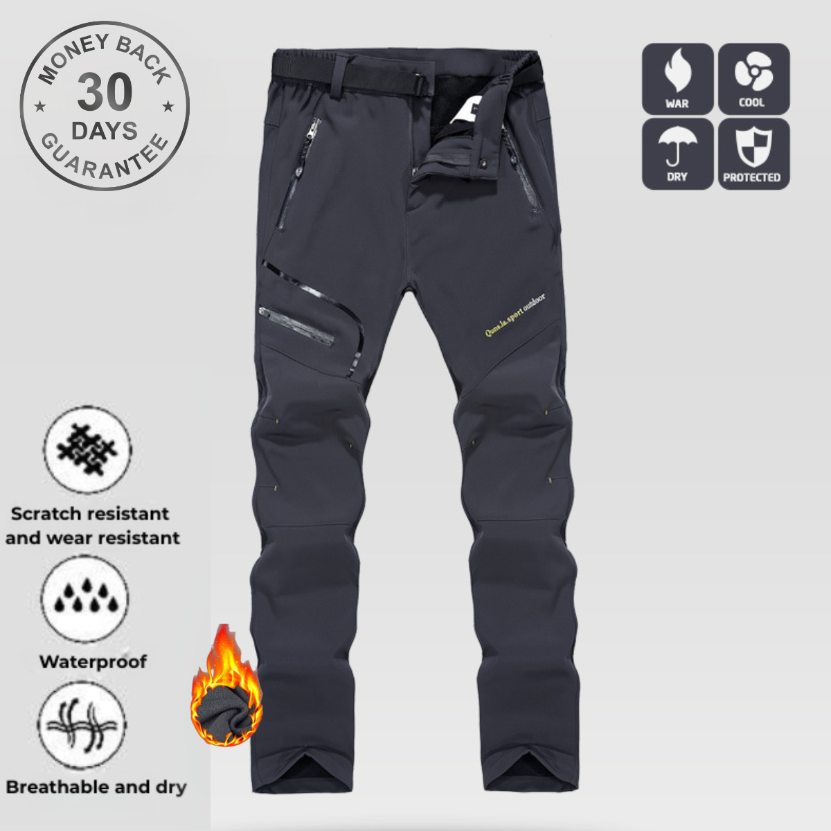 Men’s Winter Tactical Cargo Pants