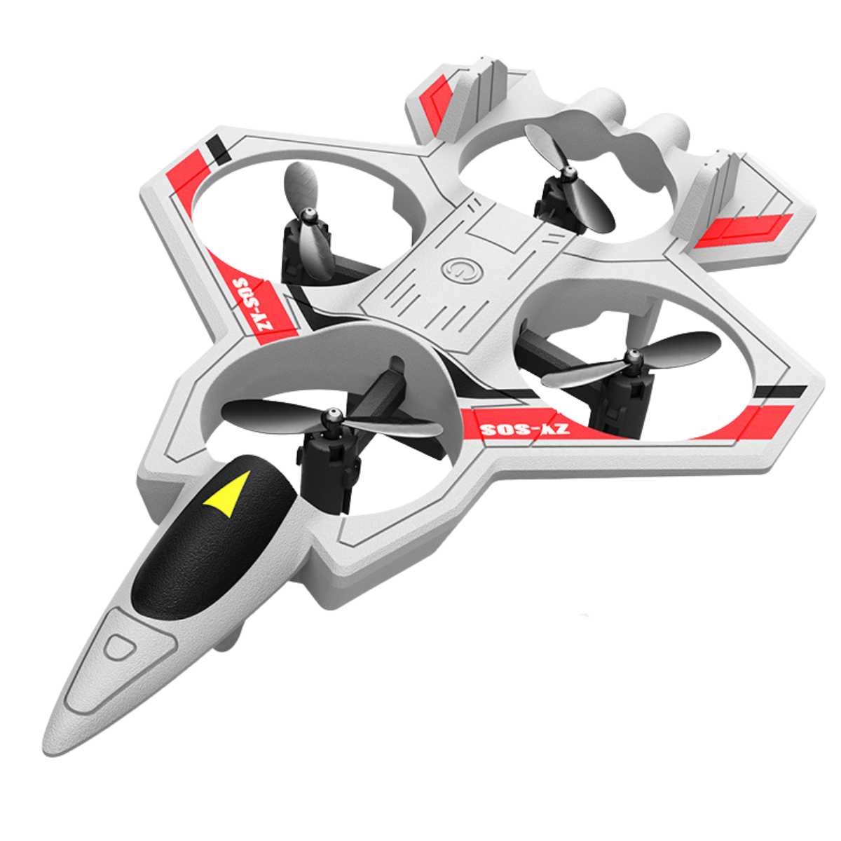 🎅 🎄 CHRISTMAS SALE 50% OFF -Foam Drone RC Airplane for Kids and Beginners, Remote Control Plane Fighter Jet with LED Light, Auto Hovering, 360° Flip and 2 Batteries (30 Mins)