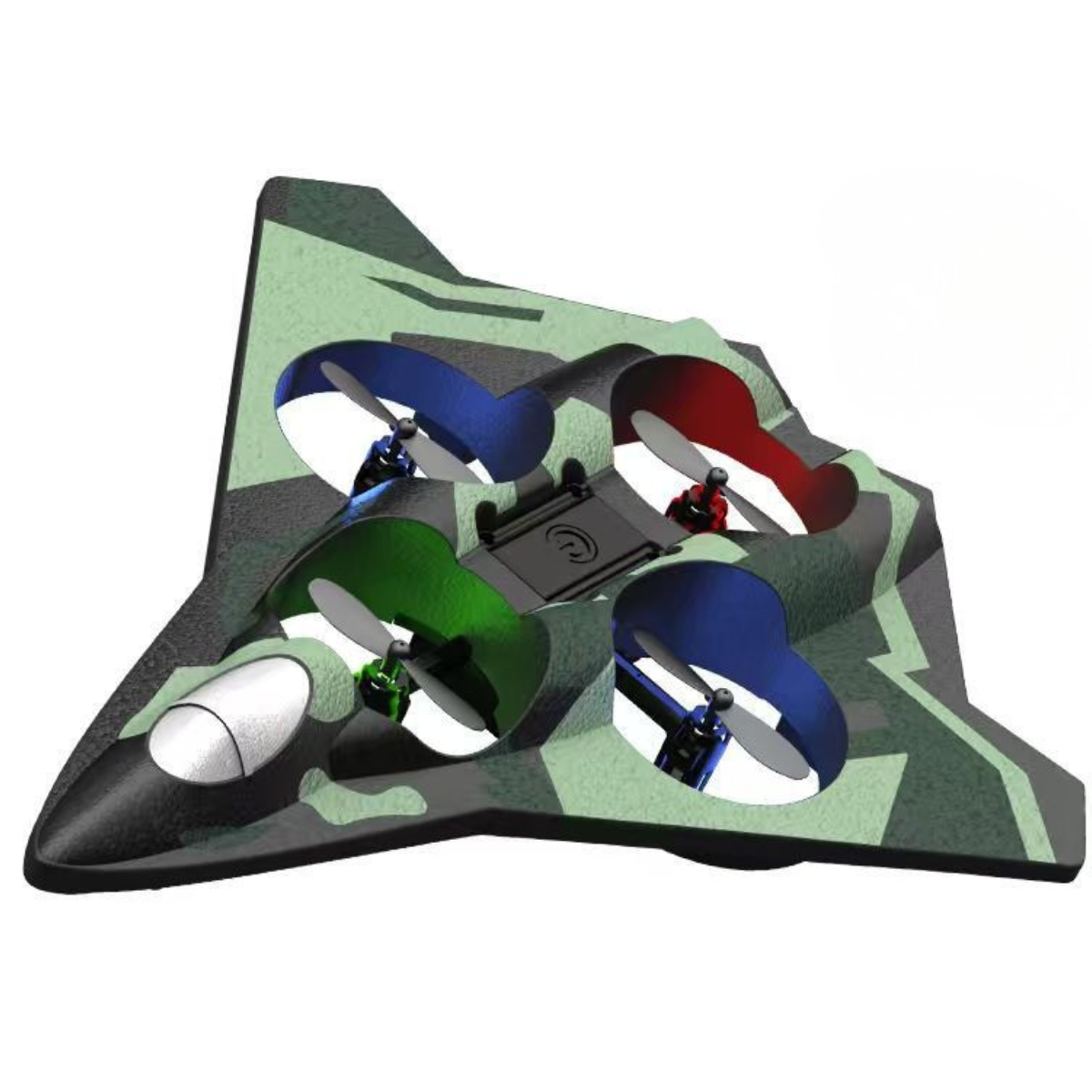 🎅 🎄 CHRISTMAS SALE 50% OFF -Foam Drone RC Airplane for Kids and Beginners, Remote Control Plane Fighter Jet with LED Light, Auto Hovering, 360° Flip and 2 Batteries (30 Mins)