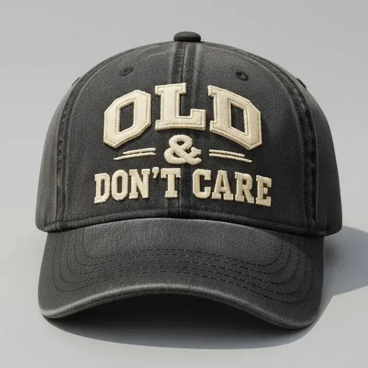 🧢2026 New Year Hot Sale 57% OFF 🔥Vintage Distressed"OLD & DON’T CARE"Cap