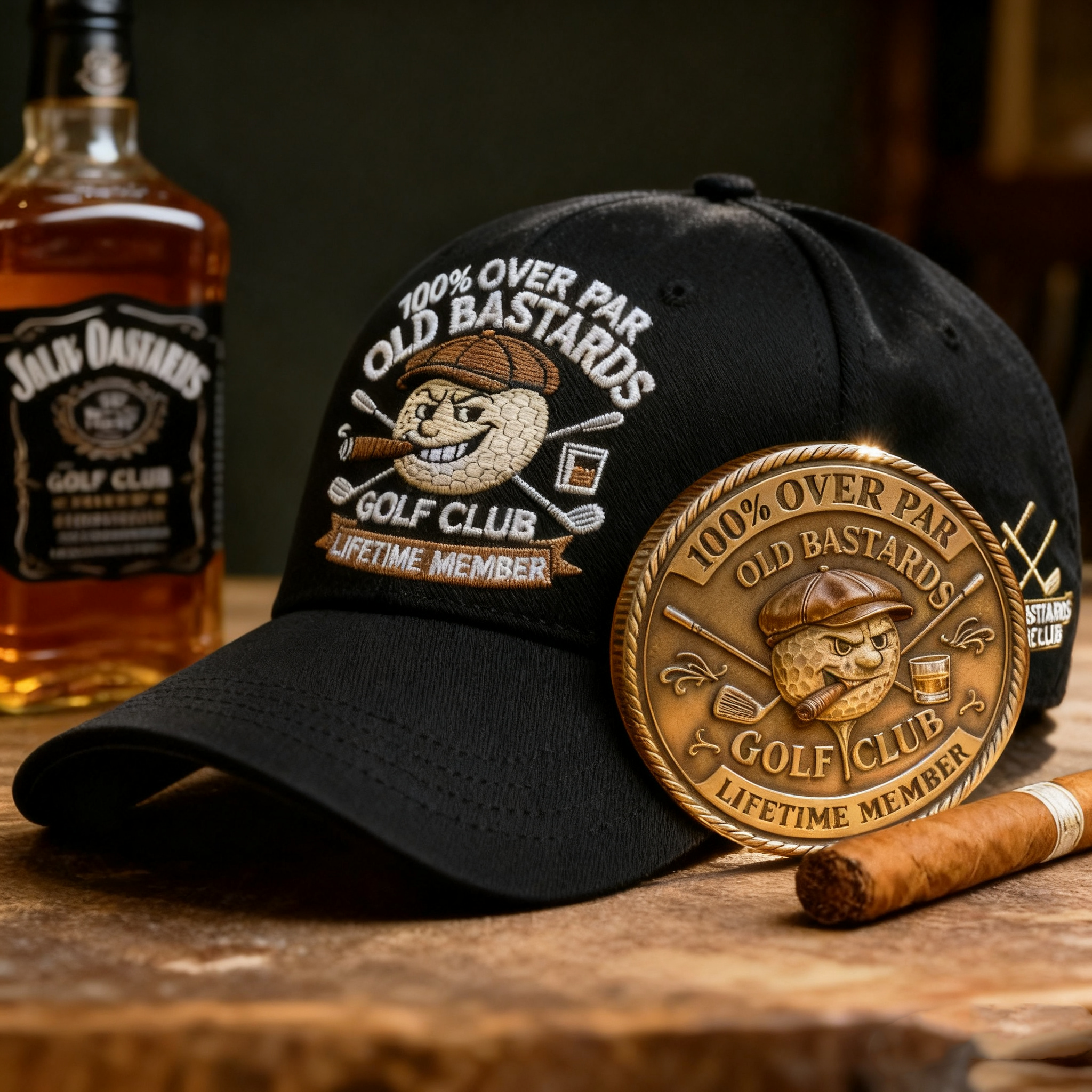 “OLD BAS GOLF CLUB”  — 100% Over Par, Lifetime Member Edition (BUY 2 FREE SHIPPING)