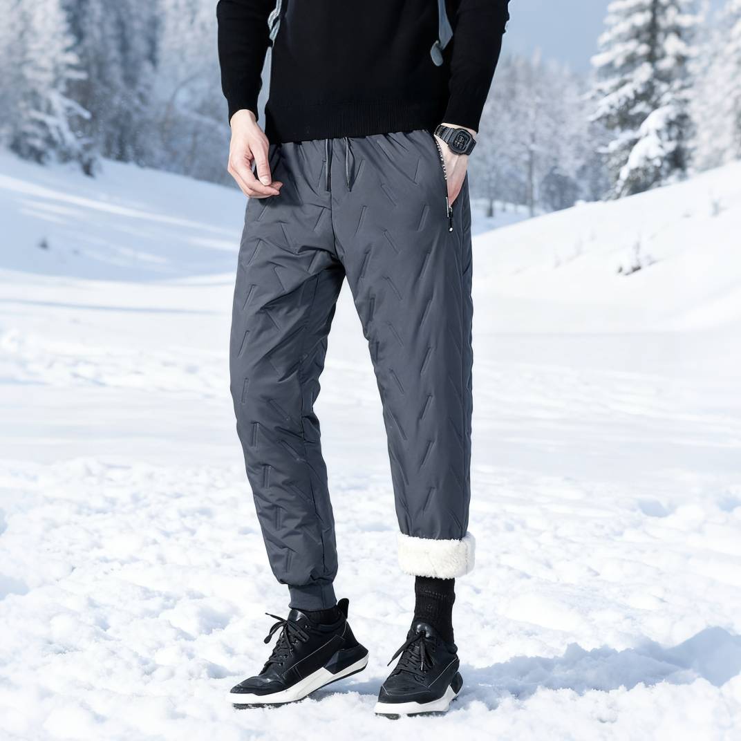 Professional Outdoor Windproof and Waterproof Fleece Thermal-Pants Unisex
