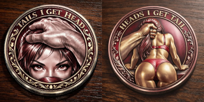 🌹Early Valentine Sale 60% OFF -❤️Heads I Get Tail / Tails I Get Head Commemorative Coin
