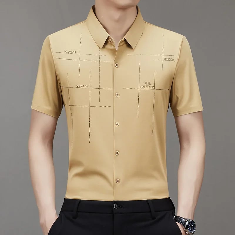 MEN'S ICE SILK BUSINESS SHIRT