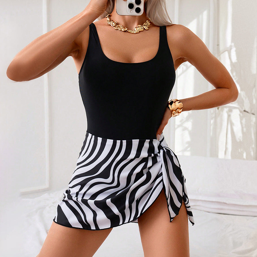 One Piece Swimdress Swimsuits for Women Tummy Control Swim Dresses Skirt Bathing Suit