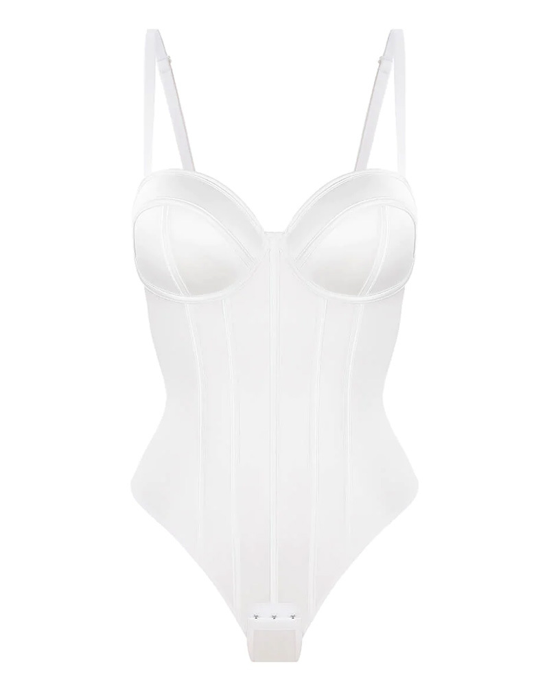 Triangle Bodysuit With Bra