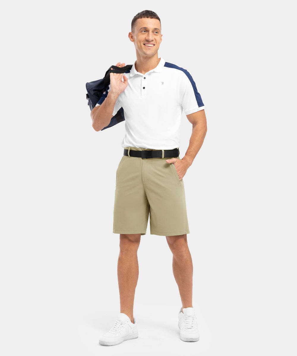 Men's Stretch Quick Dry Casual Work Golf Shorts
