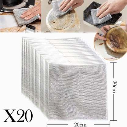 🔥Last Day Clearance Sale - 50% OFF -Multipurpose Wire Miracle Cleaning Cloths (BUY 2 FREE SHIPPING)