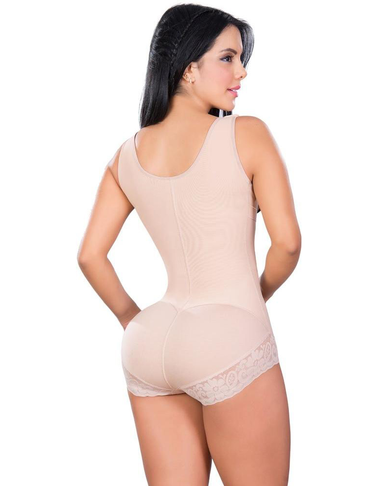 High Back Thick Straps Body Shaper compression Panty- High Compression Line Ref2102