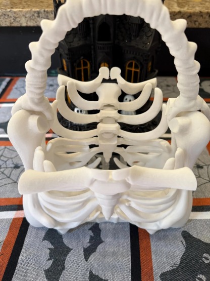 2025 Halloween Skeleton Rib Cage Handbag