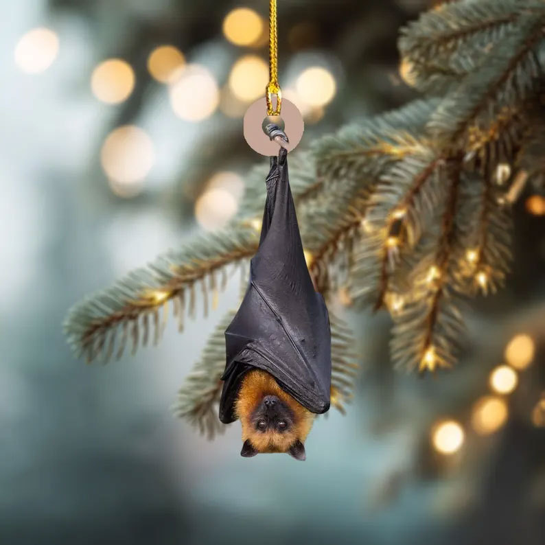 Bat Christmas Ornament