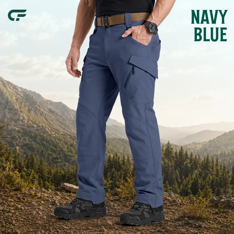 FlexCamo - Men's 9-Pocket Straight Fit Tactical Waterproof Pants - Camo Colors