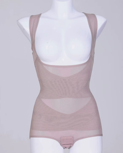 Mesh Tummy Tuck Body Triangle Shapewear