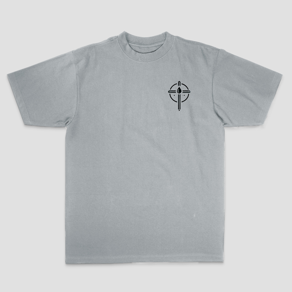 Saved By The Blood Printed Men's T-shirt