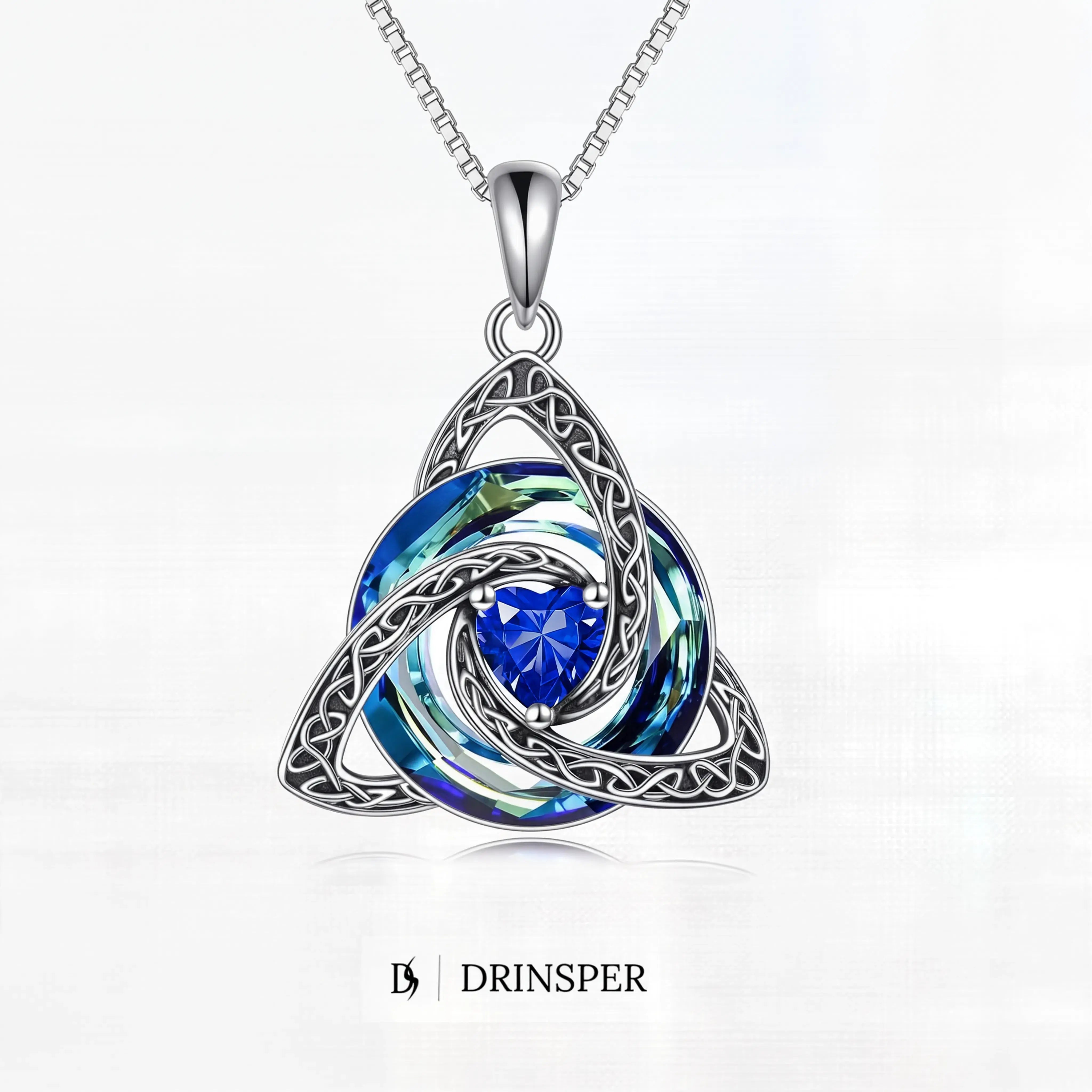 Celtic birthstone necklace