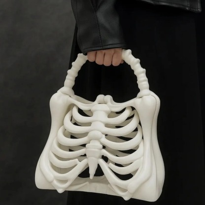 2025 Halloween Skeleton Rib Cage Handbag