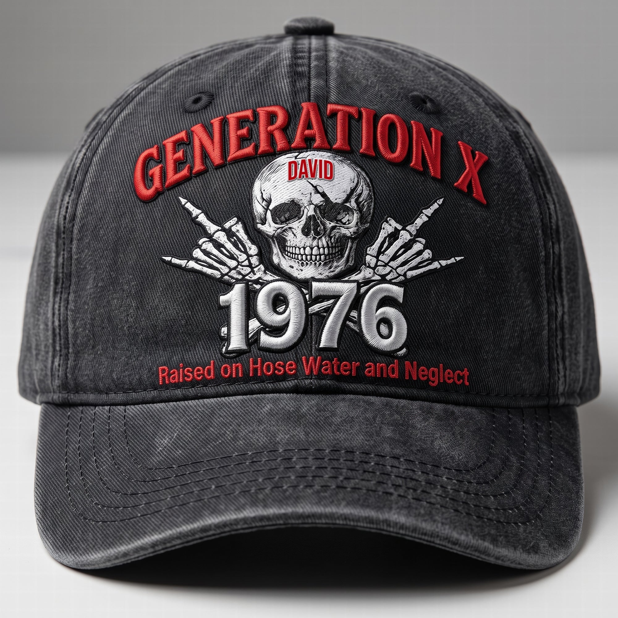 Vintage Generation X Personalized Classic Cap