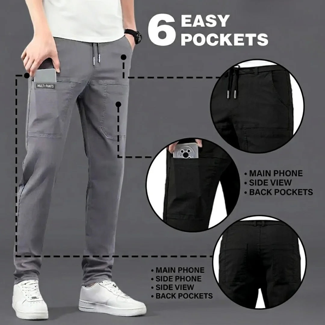 Ultra Stretch Lightweight Breathable Cargo Trousers - 70% OFF TODAY 