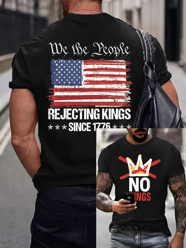 Men's We The People No King T-Shirt