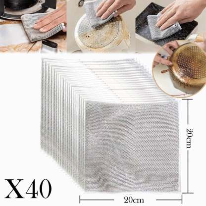 🔥Last Day Clearance Sale - 50% OFF -Multipurpose Wire Miracle Cleaning Cloths (BUY 2 FREE SHIPPING)