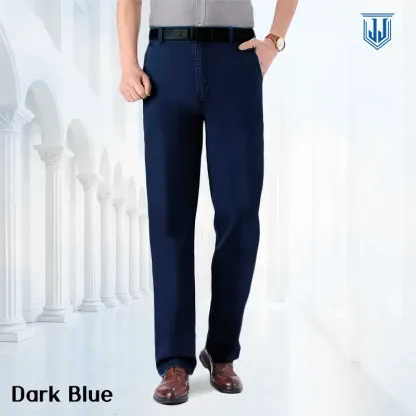 Men's Classic Straight Fit Stretch Jeans