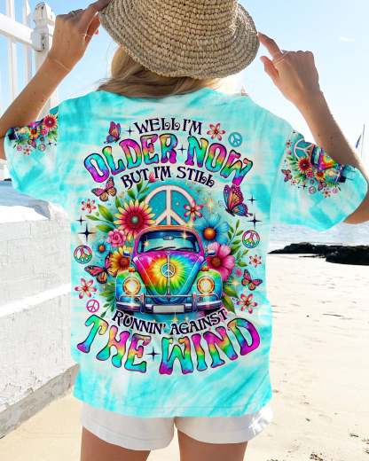 RUNNING AGAINST THE WIND CAR TIE DYE  ALL OVER PRINT - TLNO2203252