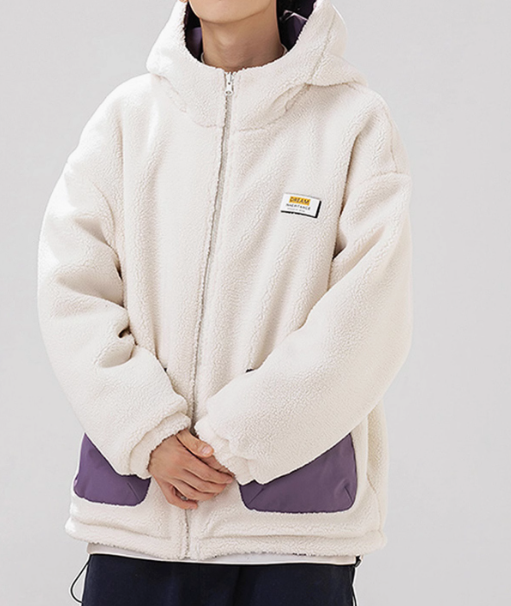 Men's Reversible Sherpa Plus Fleece Jacket