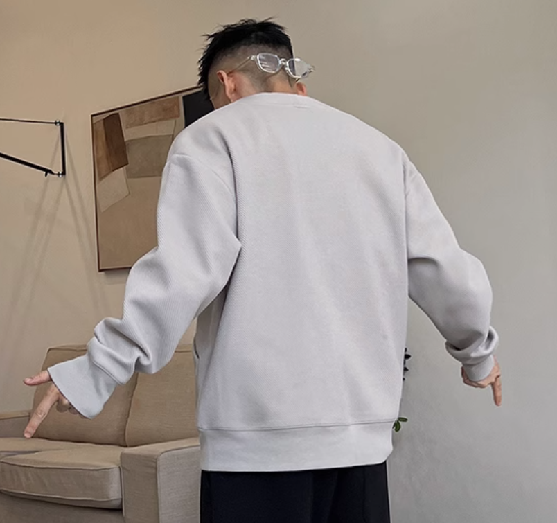 Men's Loose Casual V-Neck Cardigan Jacket