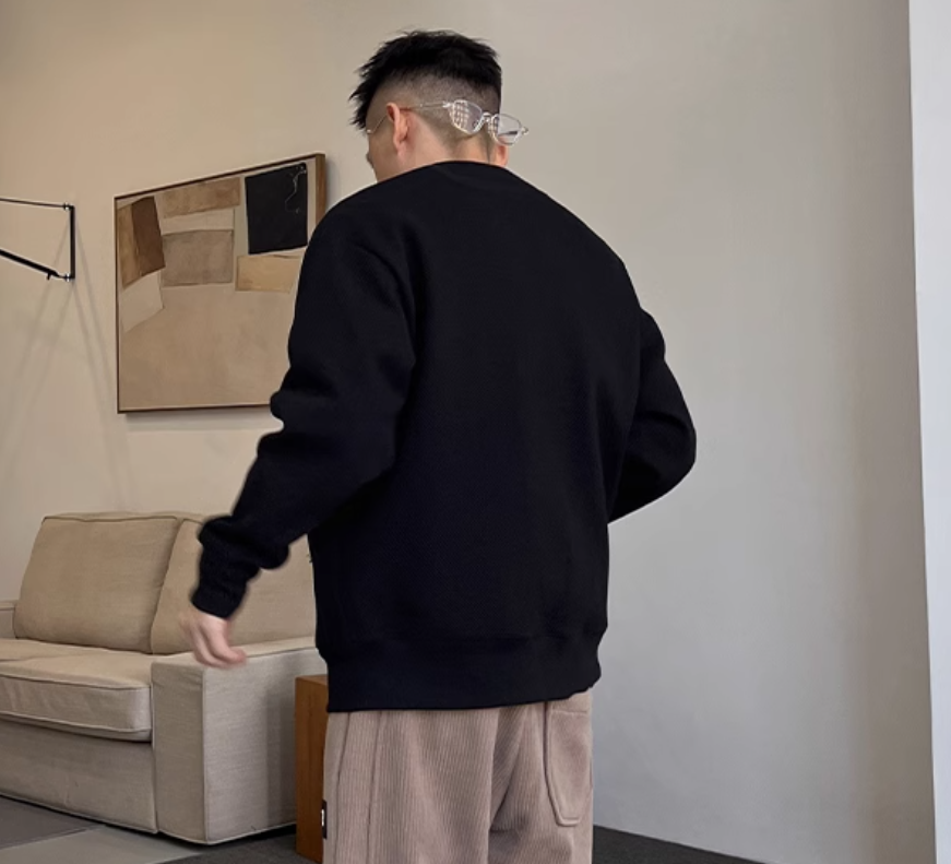 Men's Loose Casual V-Neck Cardigan Jacket