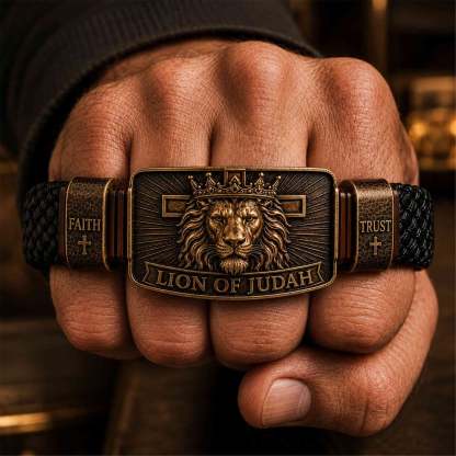 Lion of Judah Christian Men’s Bracelet