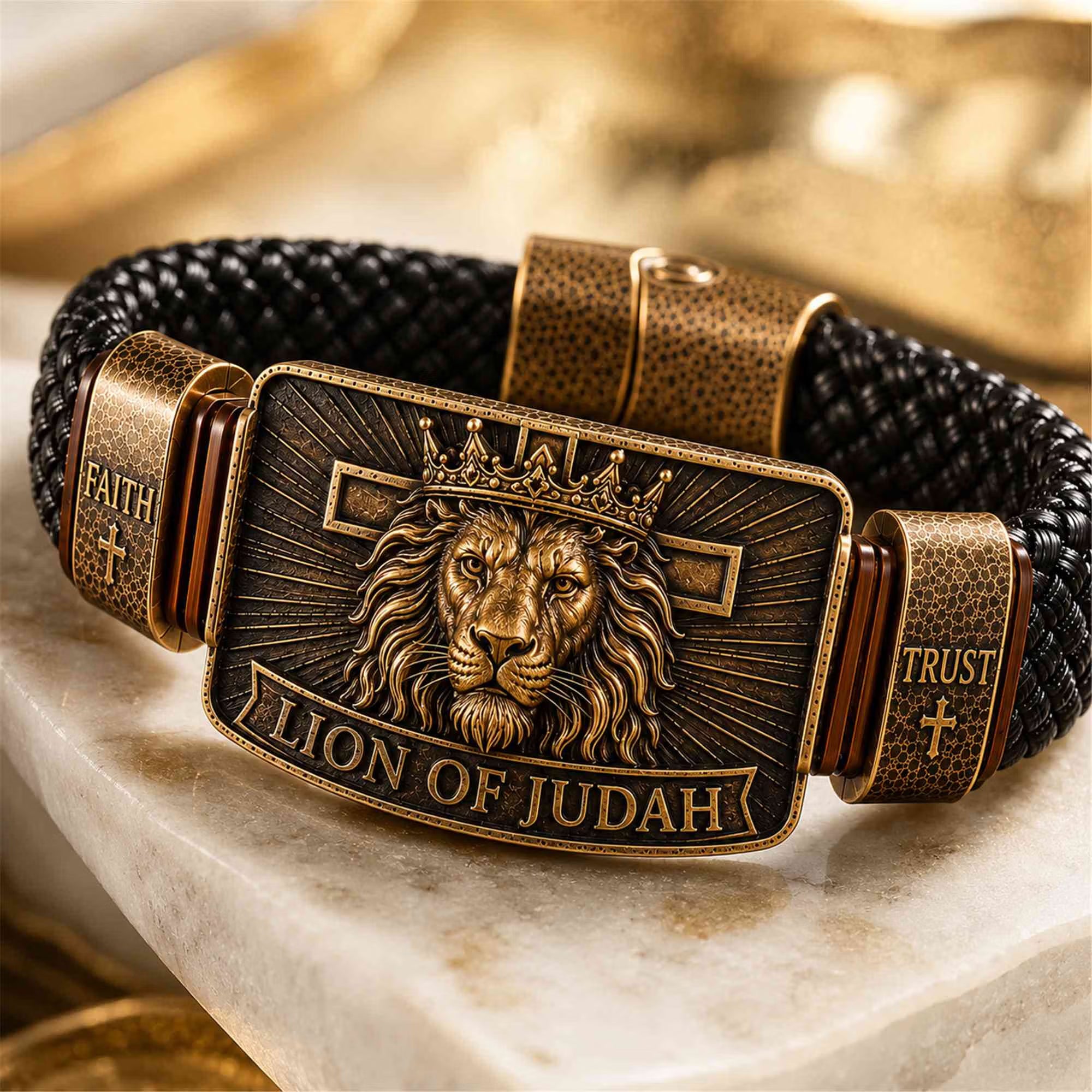 Lion of Judah Christian Men’s Bracelet