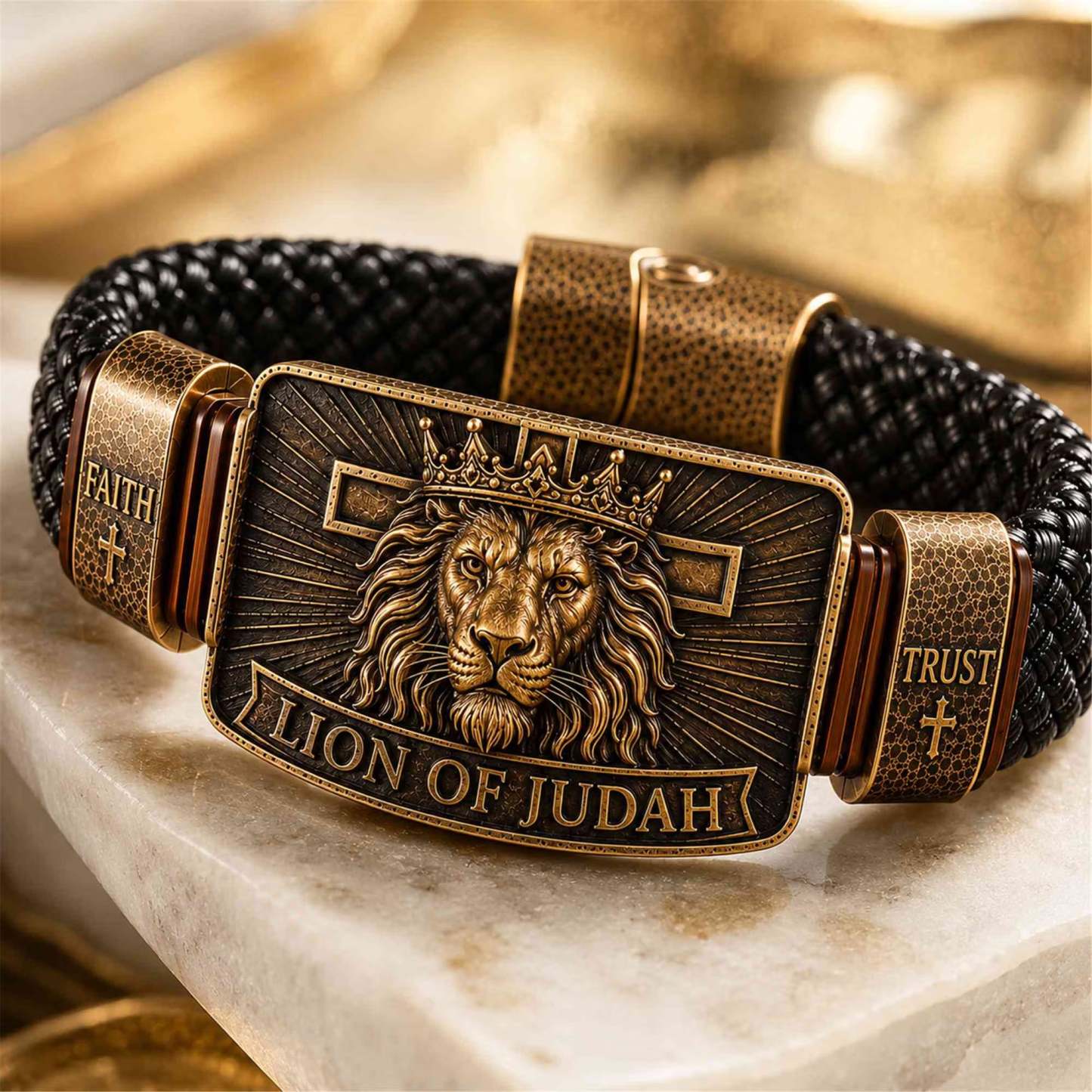 Lion of Judah Christian Men’s Bracelet