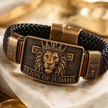 Lion of Judah Christian Men’s Bracelet