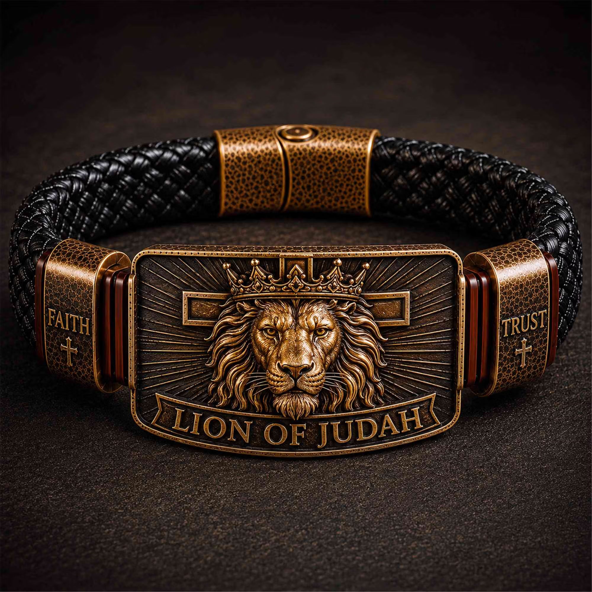 Lion of Judah Christian Men’s Bracelet