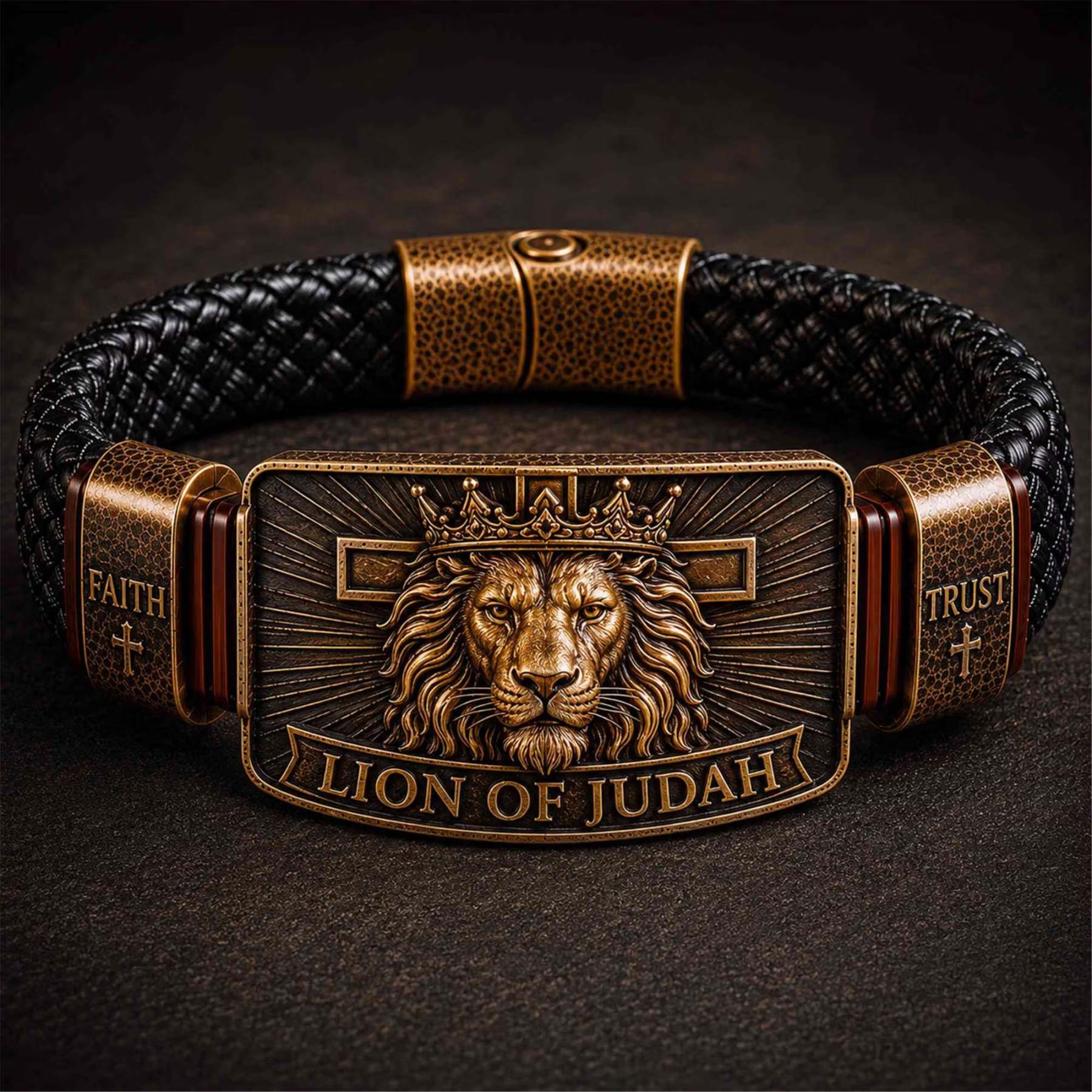 Lion of Judah Christian Men’s Bracelet