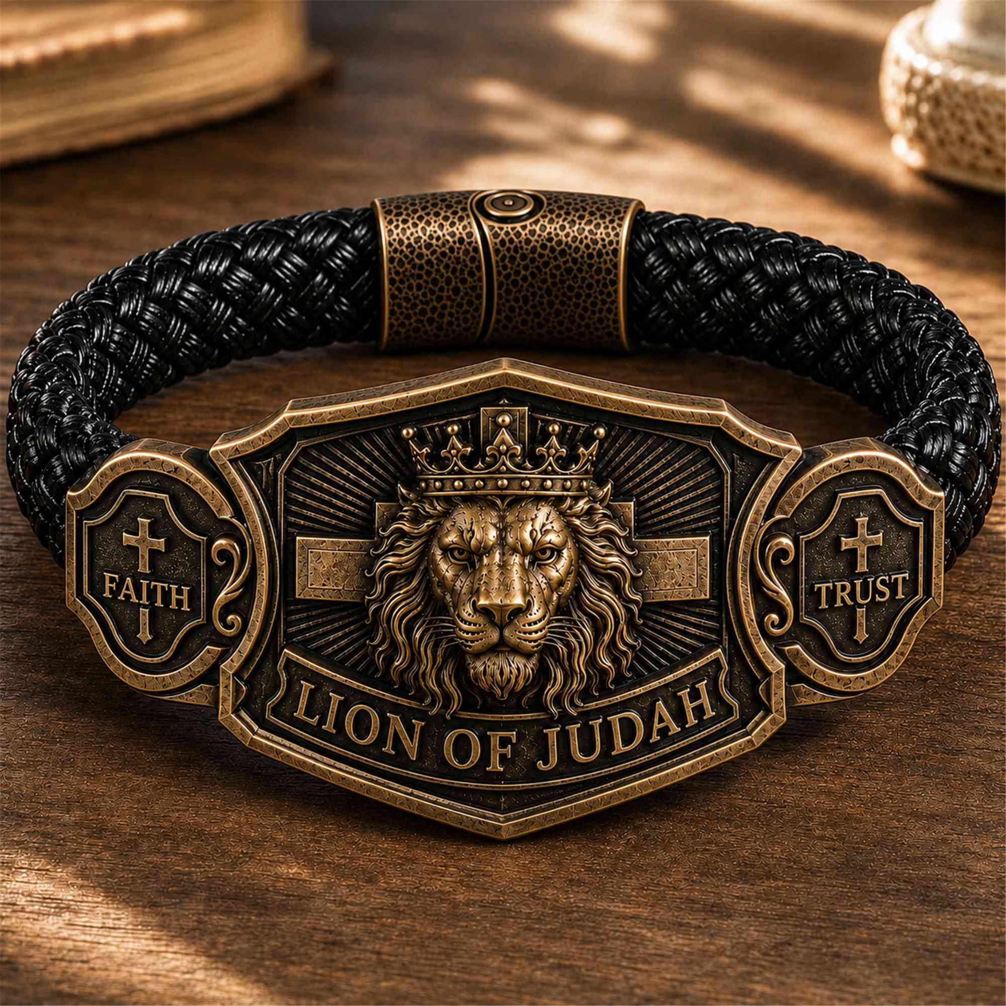 Lion of Judah Christian Men’s Bracelet