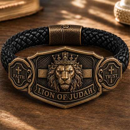 Lion of Judah Christian Men’s Bracelet