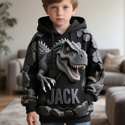 Customized Kids Dinosaur Themed Cool Hoodies