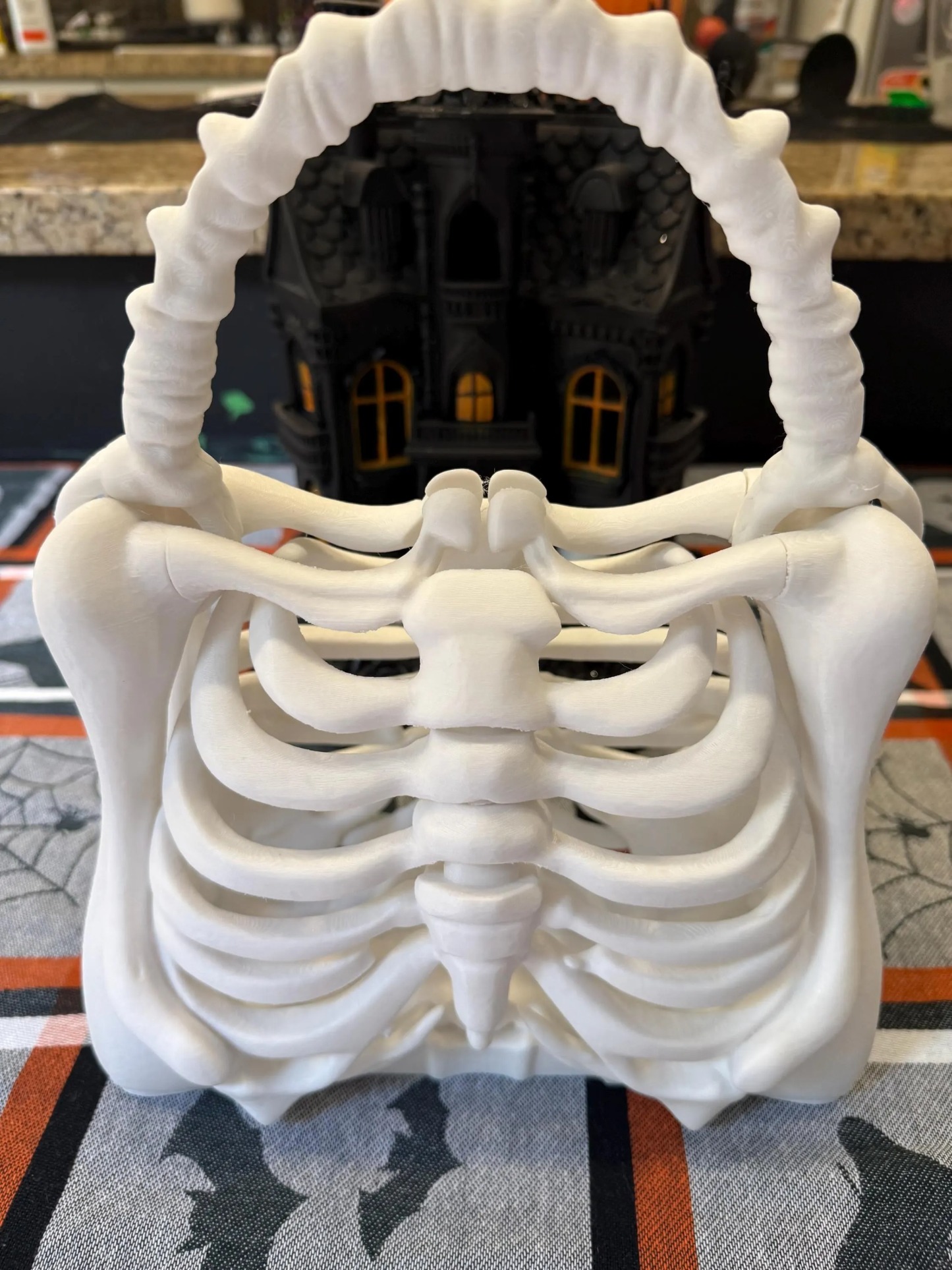 2025 Halloween Skeleton Rib Cage Handbag