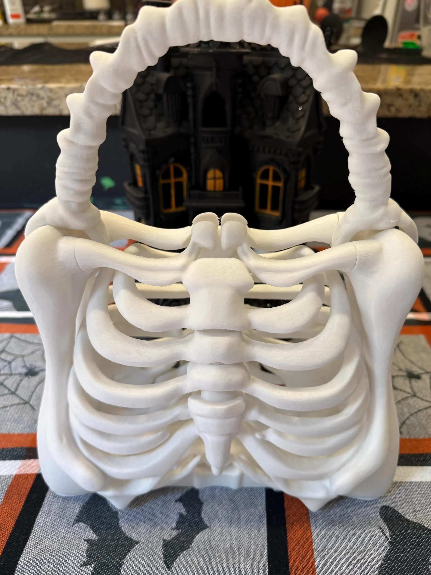 2025 Halloween Skeleton Rib Cage Handbag