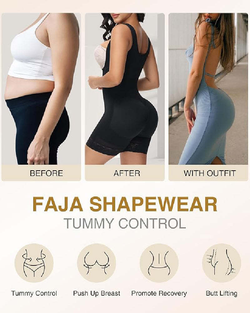 Fajas Post Surgery Tummy Tuck Compression Garment for Women Shapewear