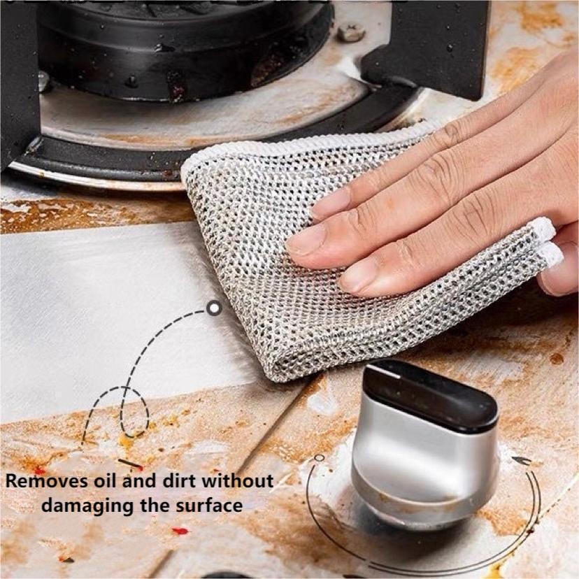 🔥Last Day Clearance Sale - 50% OFF -Multipurpose Wire Miracle Cleaning Cloths (BUY 2 FREE SHIPPING)