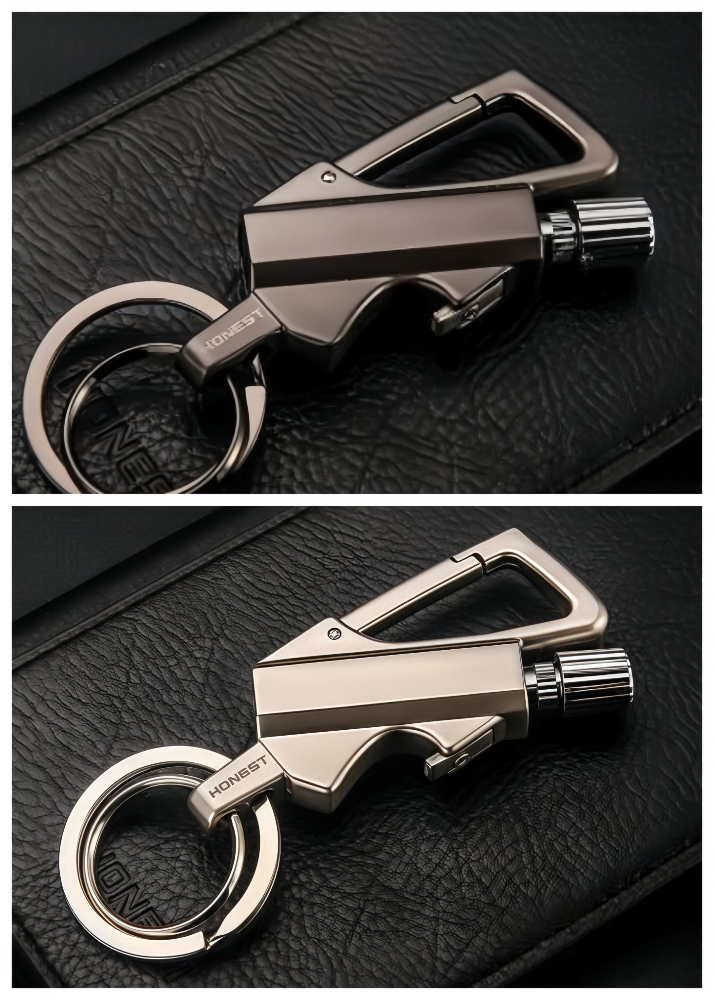 ✨LAST DAY 49% OFF - Permanent Match Infinity Lighter with Multitool Keychain Bottle Opener