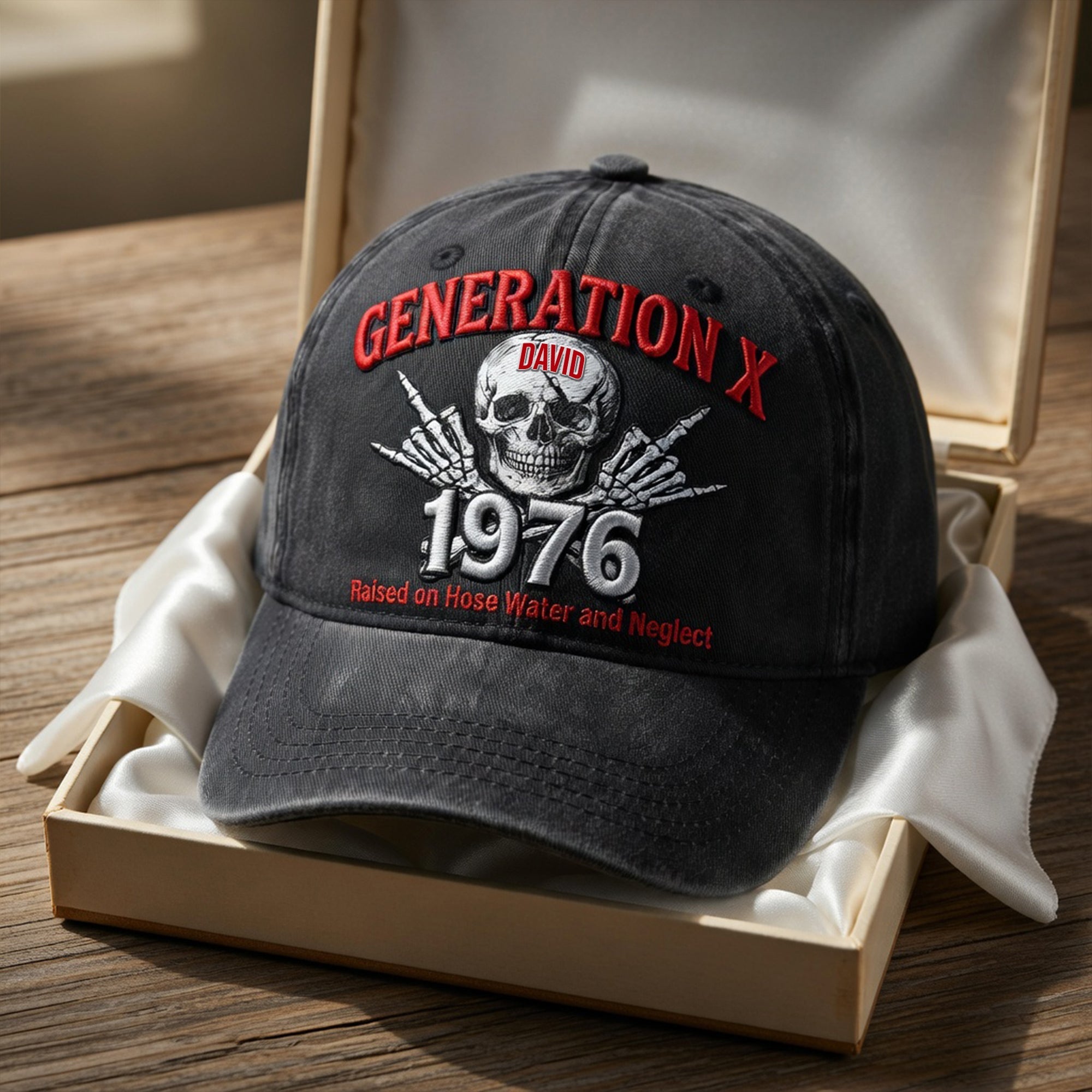 Vintage Generation X Personalized Classic Cap