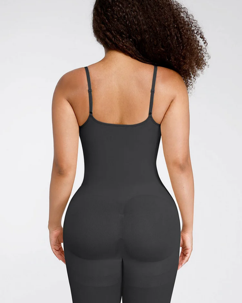 Seamless Breast Support Waist and Abdomen Shaping Mid Thigh Body Shaper