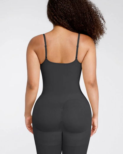 Seamless Breast Support Waist and Abdomen Shaping Mid Thigh Body Shaper