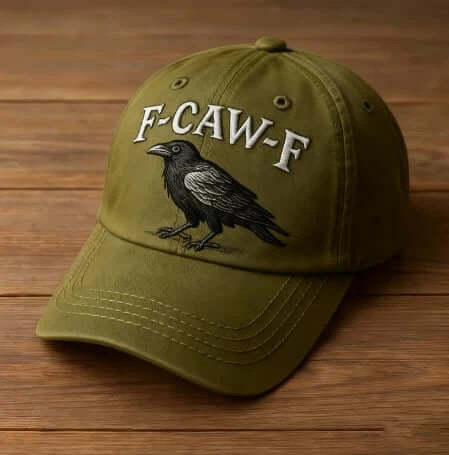 🔥F-CAW-F Crow Hat - 100% Made in the USA